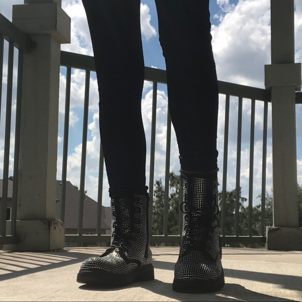 Black Ankle/Combat Boots - Picture 7 of 7